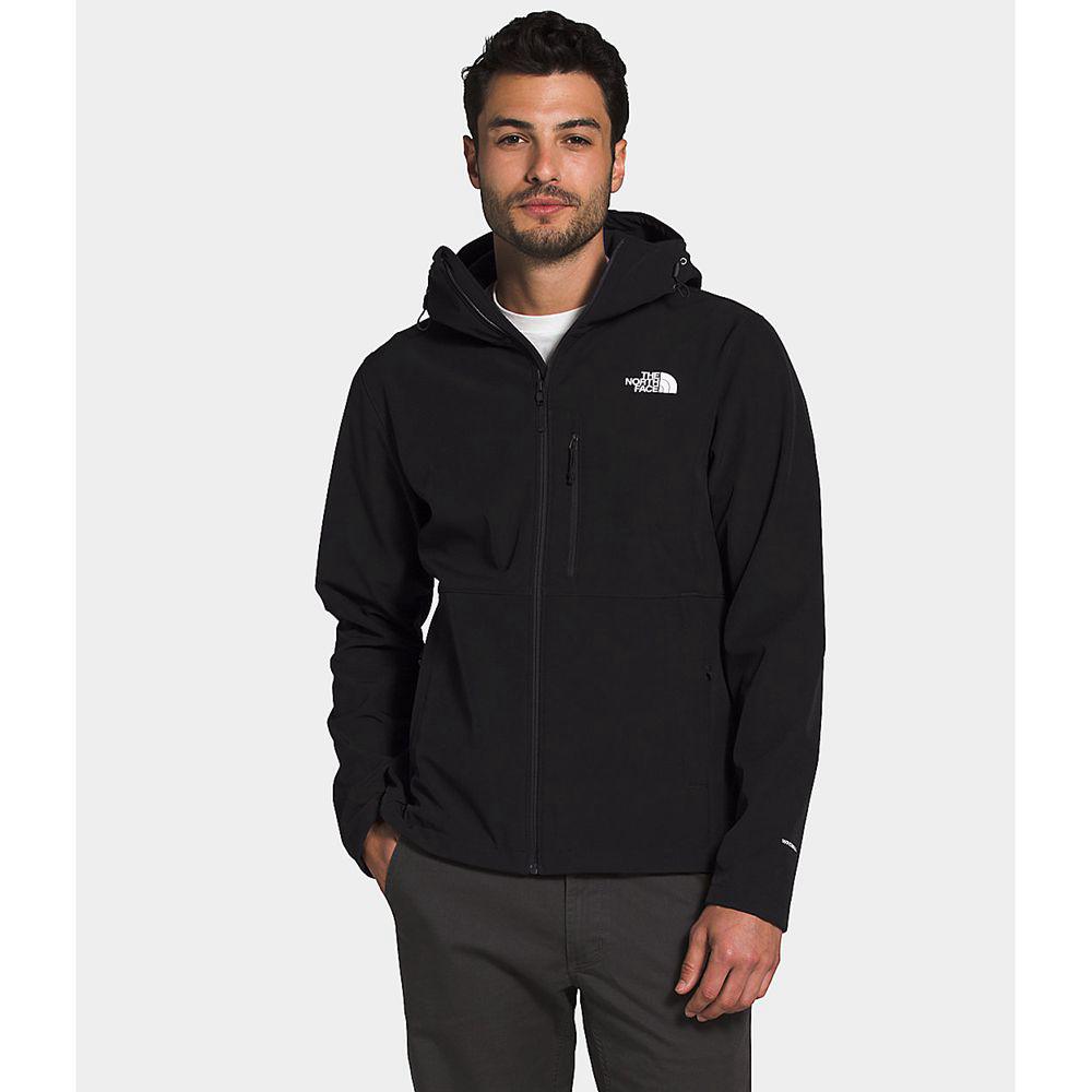 The North Face Apex Bionic Hoodie Ανδρικα Αντιανεμικα Μπουφαν - Μαυρα (MHTY35089)
